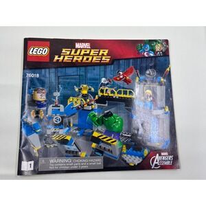 LEGO Marvel Super Heroes 76018: Avengers: Hulk Lab Smash Book 1 ONLY